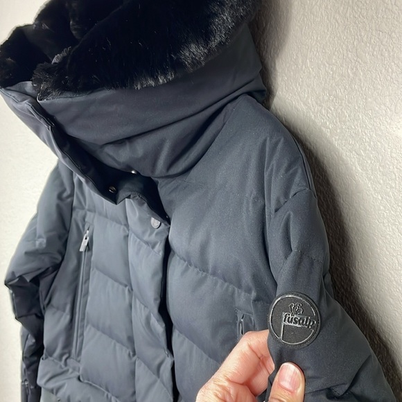 NWT Fusalp Marilou Faux Fur Trim Quilted Shell Jacket Coat Puffer Duck Down 42 - Picture 4 of 16
